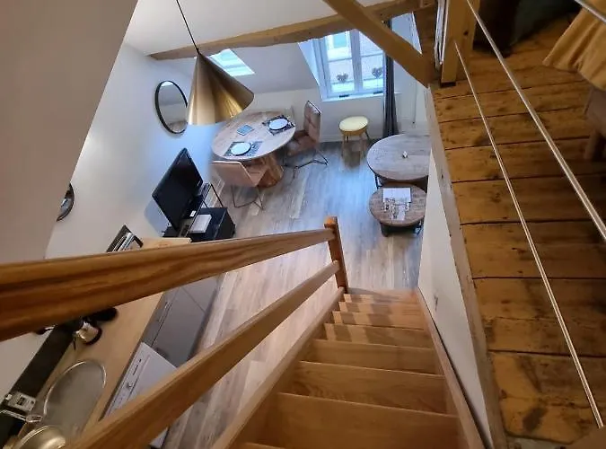La Mezzanine d\'Au Sans Pareil - Cosy Flat city center Honfleur