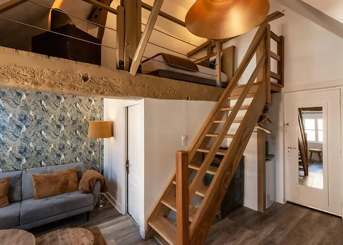 La Mezzanine d\'Au Sans Pareil - Cosy Flat city center Honfleur